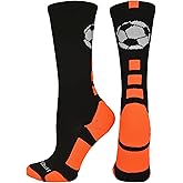 MadSportsStuff Soccer Ball Athletic Crew Socks (multiple colors)