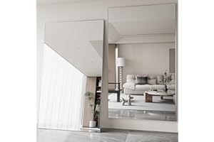 Fitcleer Full Length Mirror, 71"x39" Oversized Mirror Large Standing Mirrors, Tall Mirrors Body Floor Mirror for Bedroom Livi