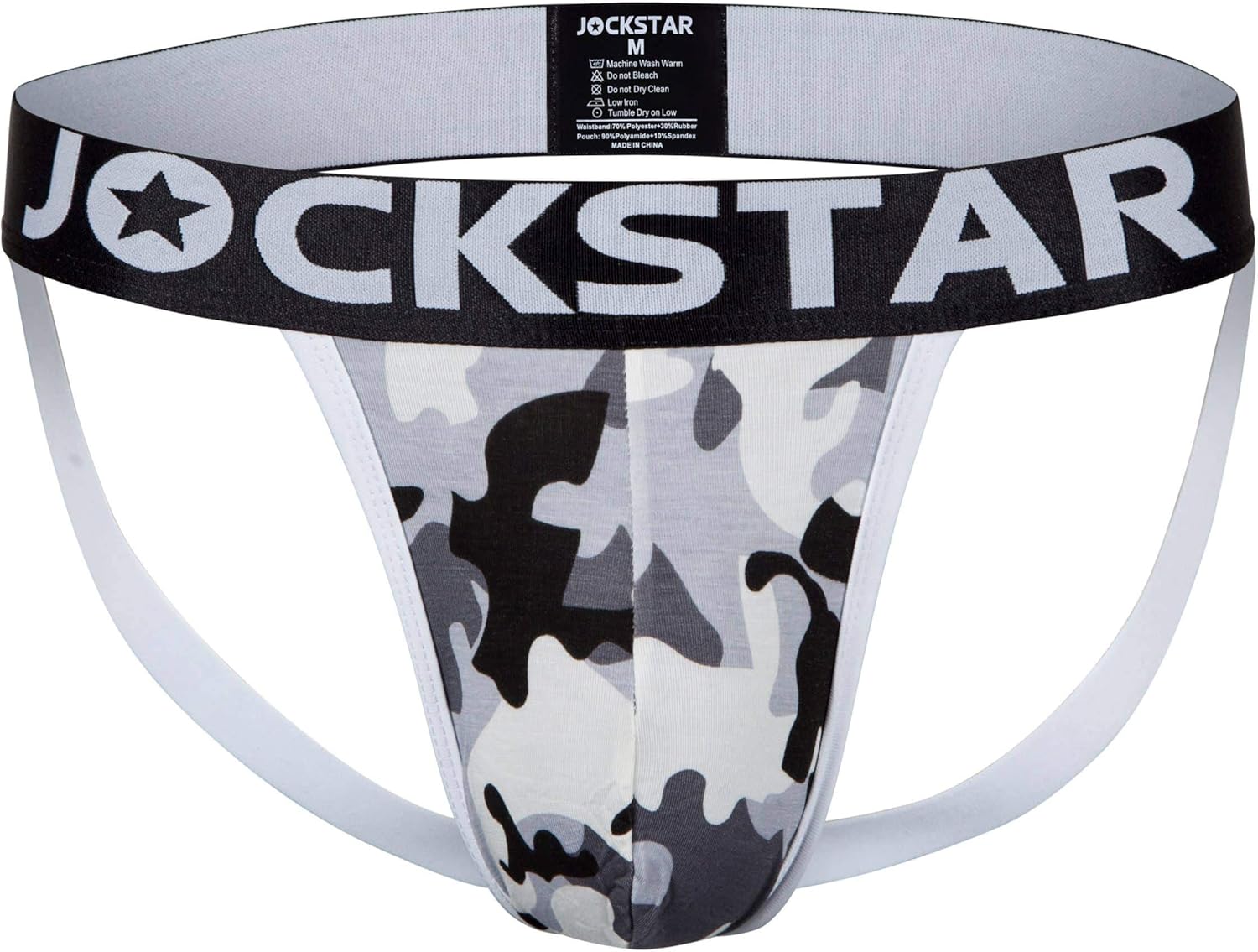 Jockstar Mens Grey Camo Jockstrap at Amazon Menâs Clothing store