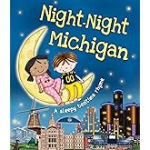 Night-Night Michigan: A Bedtime Board Book of Michigan Landmarks