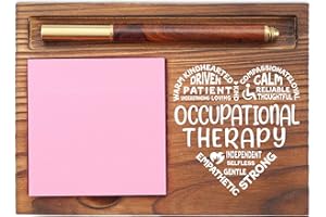 EFFJNSG Occupational Therapy Gift, Appreciation Gifts for Occupational Therapy, Thank You Gifts for OT Assistant Pediatric OT Therapist Graduation Gifts Desk Self-Stick Note Pad Holders EDP18