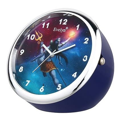 Evelyn Analog Table Clock & Car Dashboard Time Clock Quartz Watch Size 45mm EVT-29