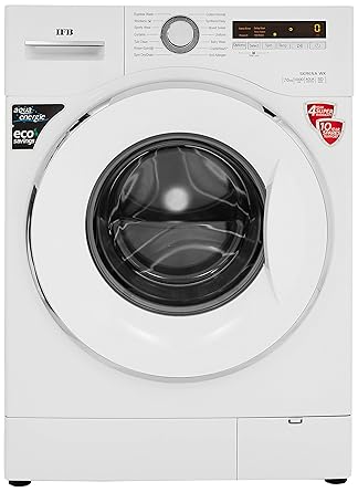 IFB 7 kg Fully-Automatic Front Loading Washing Machine (Serena WX, White, Inbuilt Heater, Aqua Energie water softener)
