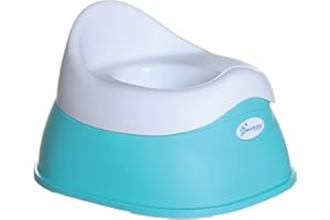 Dreambaby EZY-Potty - Toddler Potty Training Toilet Seat with Removable Bowl and Splash Guard, Aqua