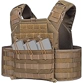 TACNEX Modular MOLLE Vest Padded Adjustable Weighted Workout Vest for Men Women