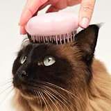 Tangle Teezer Pet Teezer Cat Brush Pink for Kittens & Cats Short to Medium Hair view 3