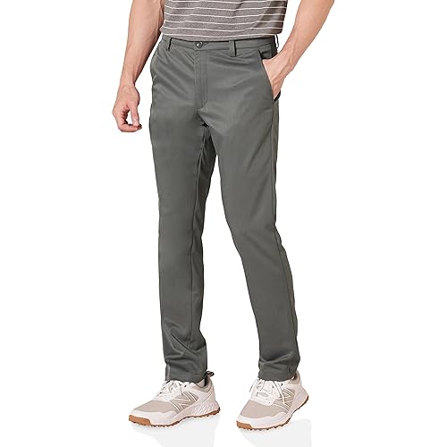 Amazon Essentials Men's Slim-Fit Stretch Golf Pant, Grey, 33W x 32L