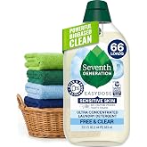 Seventh Generation Laundry Detergent, Ultra Concentrated EasyDose, Free &amp; Clear, 23.1 Fl Oz