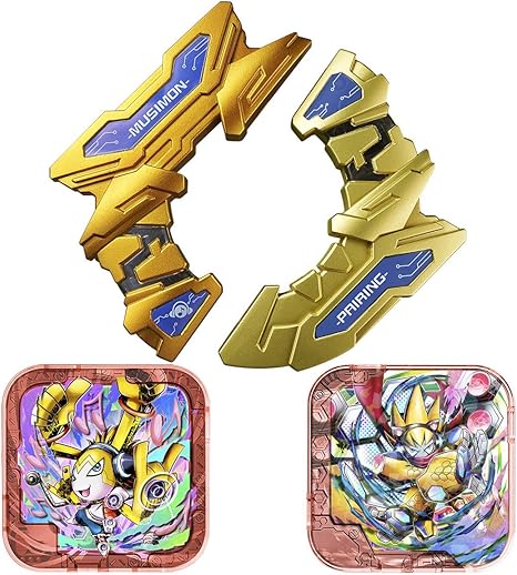 Amazon デジモンユニバース アプリモンスターズ アプモンペアリングカバーduoセット ミュージモンver ベルト なりきりアイテム おもちゃ