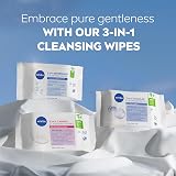 NIVEA Biodegradable Cleansing Wipes Dry Skin 40 Sheets Pack of 4 view 7