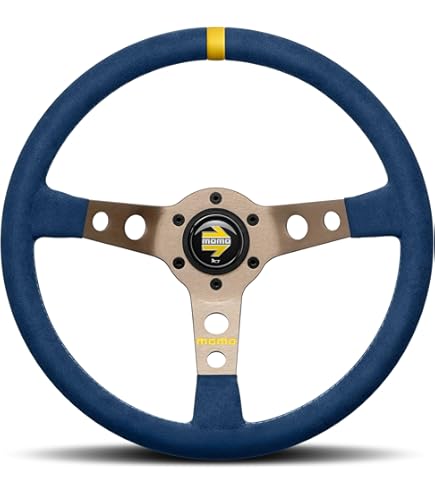 Momo DRF35BK1O Drifting Orange 350 mm Leather Steering Wheel