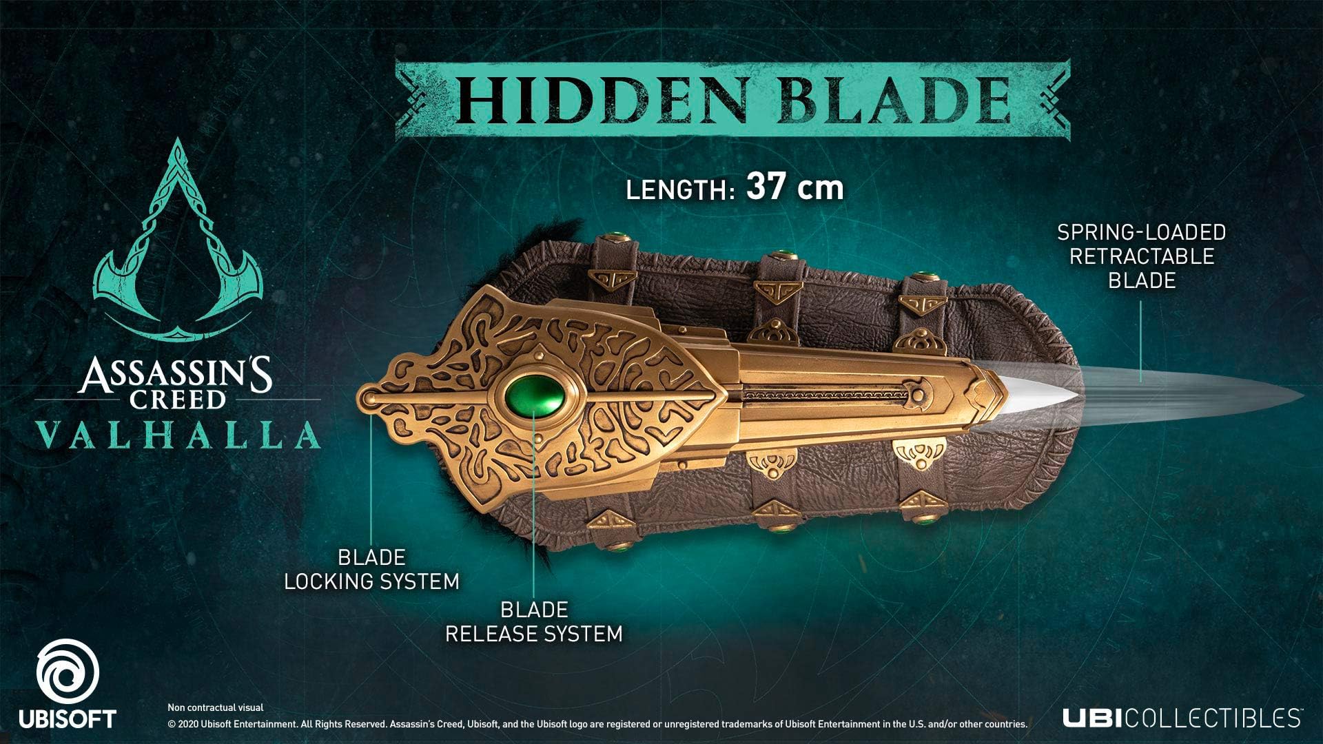 Assassins Creed Valhalla Hidden Blade Replica Figurine