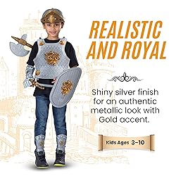 Dress Up America - Kids Knight Armor Costume Set