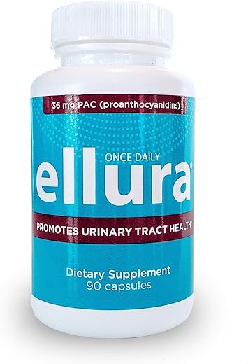 ellura 36 mg PAC DMAC/A2 Medical-Grade Cranberry Supplement 90粒
