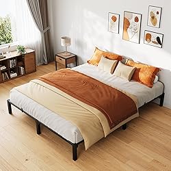 GarveeHome 8 Inch King Bed Frame, Heavy Duty Metal