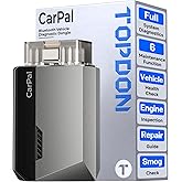 TOPDON Carpal OBD2 Scanner Bluetooth - Scanner for Car, AI-Assisted All System Diagnostic Tool for iOS & Android, Vehicle Health Check, 6 Maintenance Services, Smog Check, Repair Guide