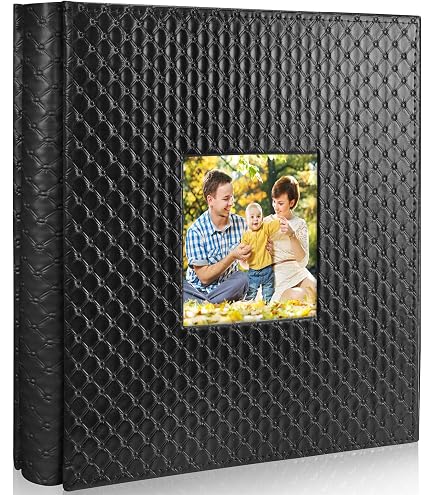 Amazon.com: Kleer-vu Photo Album Suedeleather Collection, Holds