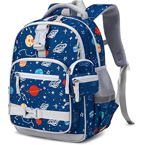 Similove Backpack for Boys 5-8 - 15inch Luminous Lightweight Boys Backpack for School Travel Daycare - Durable Kids Backpack