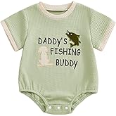 Faithtur Fish Duck Baby Clothes Cartoon Embroidery Romper Farm Baby Hunting Outfit Newborn Boy Girl Summer Clothes