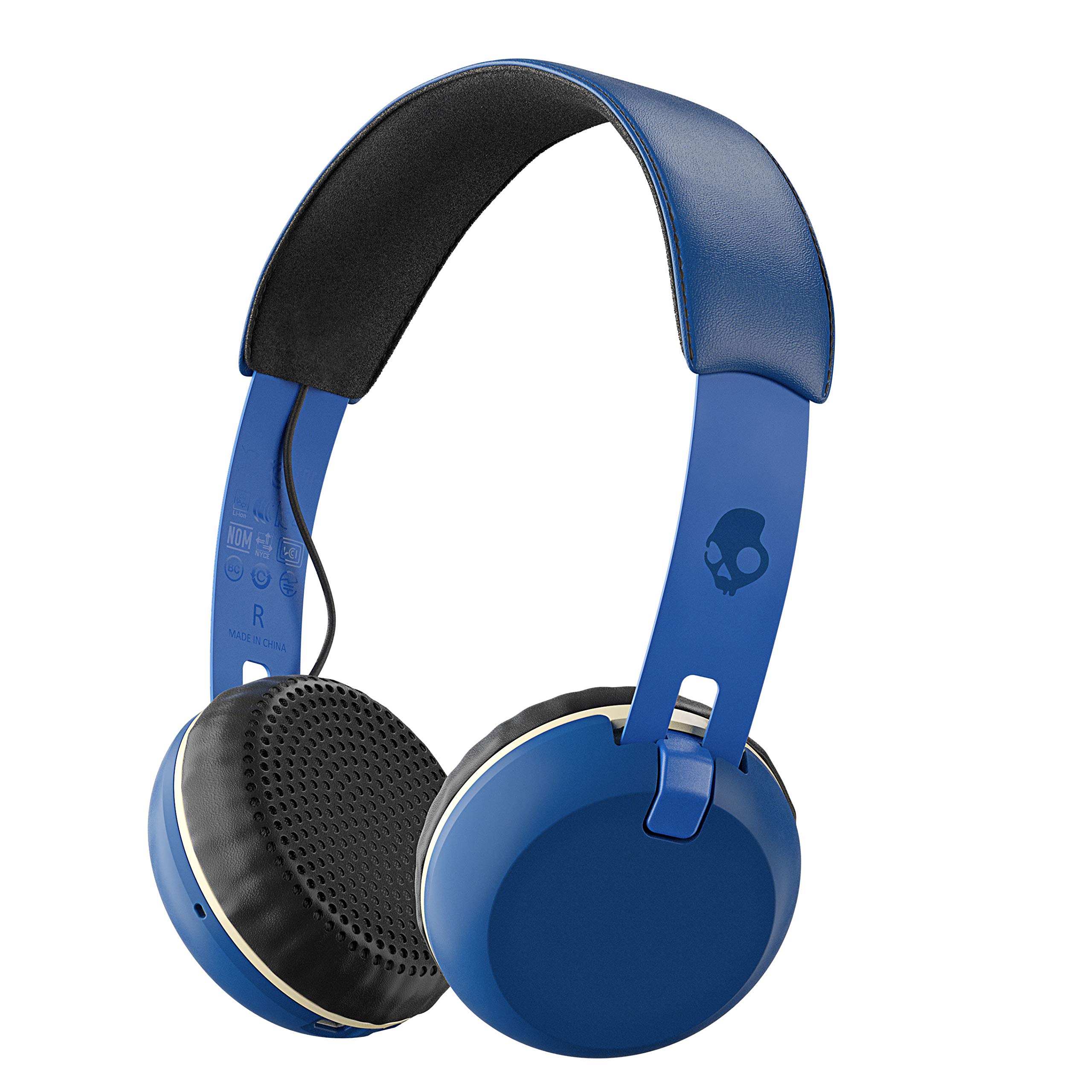 Skullcandy Grind Bluetooth Wireless On-Ear Headphones - Royal Blue/Cream