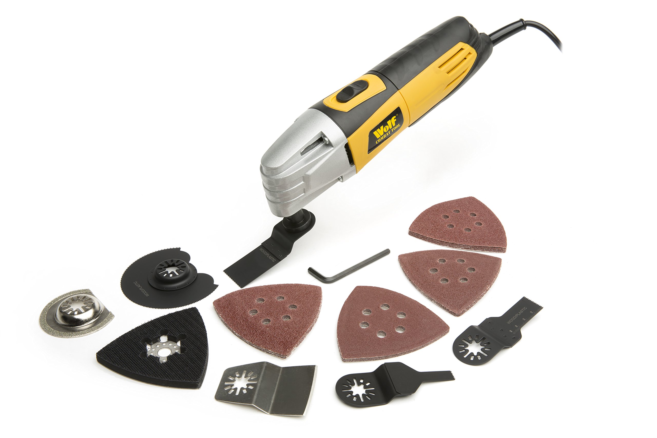 Wolf 260w Multi Function Oscillating Combat Tool Plus with 31 Piece