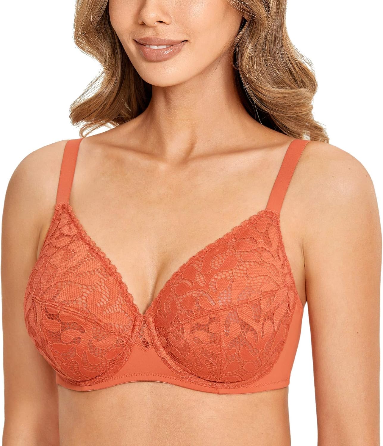 GORGLITTER BH Damen Mit Bügel & Spitze - Bequemer Push-Up BH In Vielen Größen