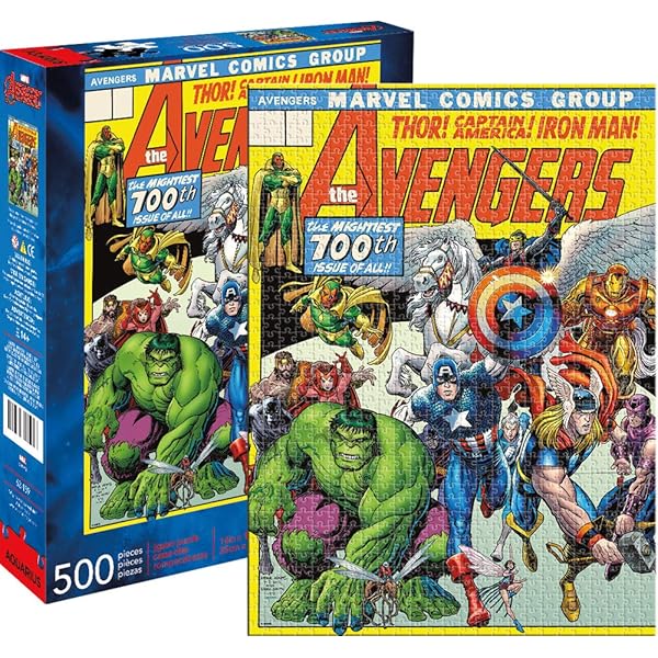 AQUARIUS MARVEL AVENGERS COVER PUZZLE DE
