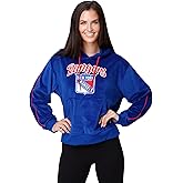 FOCO NHL womens Nhl Team Logo Fashion Velour Hooded Sweatshirt