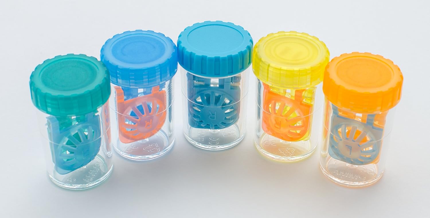 Color Contact Lens Barrel Cases 10 Pieces by Sports World Vision Clothing