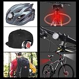 Balhvit Bike Light Set USB Rechargeable Front and Rear LED 650mAh view 6