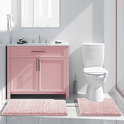 Yimobra Bathroom Rugs Non Slip Washable
