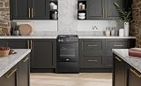 Willow WE50SSB 62L Freestanding Electric Cooker 50cm Wide Black view 2