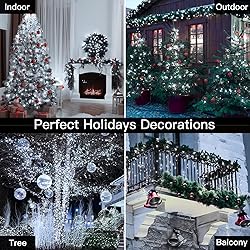 Ollny Christmas Tree Lights 400LED 132FT, Remote