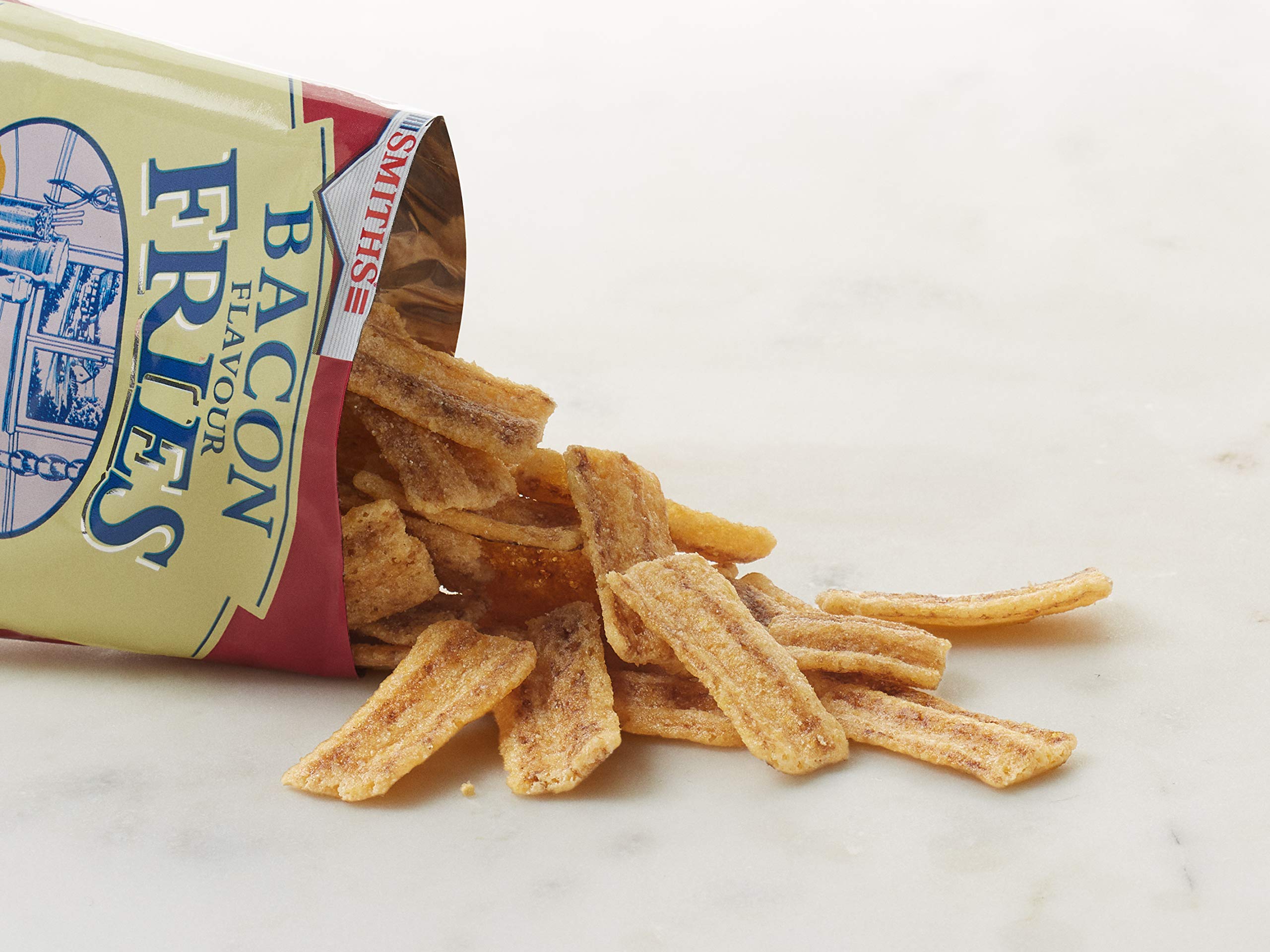 Smiths Savoury Snacks Bacon Fries Carded Pub Favourites Snacks, 24 g (Pack of 24) Buy Online in