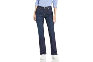 Amazon Essentials Women's Mid-Rise Stretchy Slim Bootcut Jean - Discontinued Colors