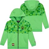 Minecraft Hoodie Boys Zip Up Green 7-8 Years 100% Cotton view 7