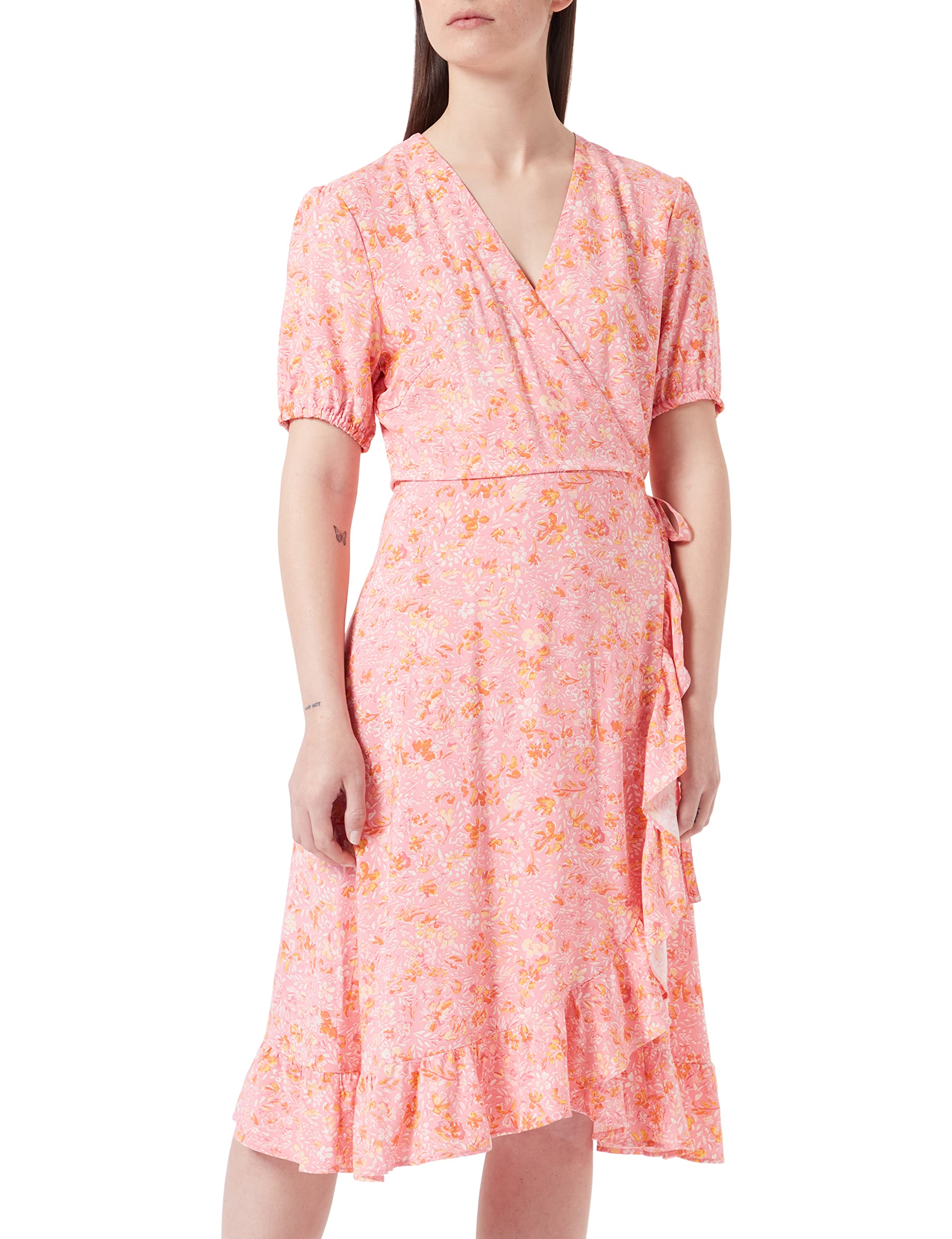 Part Two Women's ClairePW DR Dress Feminine Silhouette Dress, Peony Painted Summer Flower, 38
