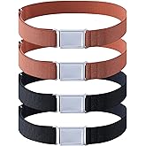 Kajeer Kids Boy Belt Magnetic Belts Adjustable Elastic Belt Magnetic Buckle for Boys Girls(4 PCS)