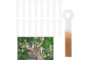 60 Pcs Hunting Scent Attractant: Deer Urine Wick & Doe Pee Wick with Rut Scent - Effective Buck Lure for Whitetail Deer