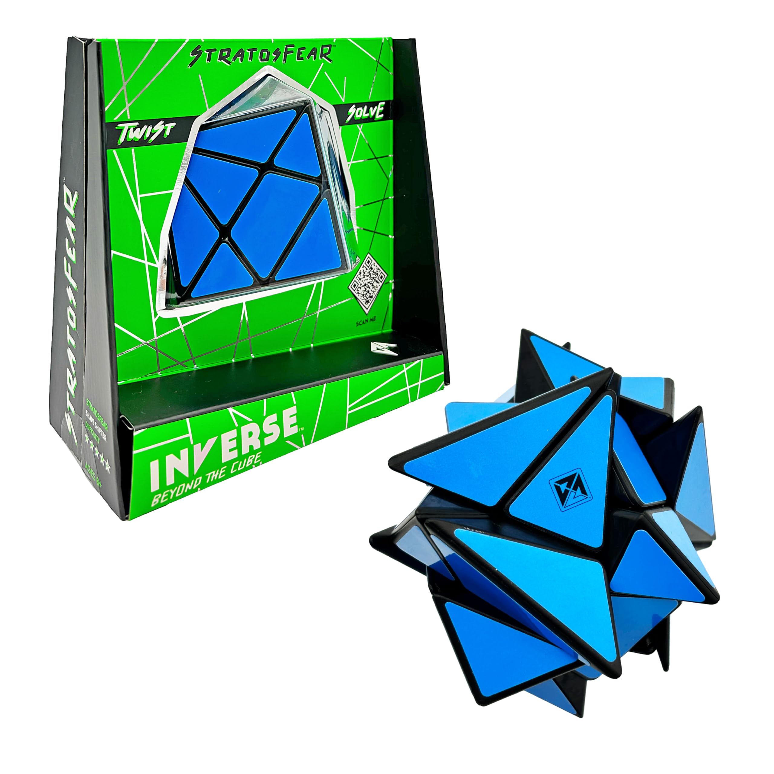 Photo 1 of Project Genius | Inverse: Stratosfear Twist & Solve Puzzle - Difficulty Level: Very Hard, Monochromatic Handheld Puzzle, Fun Décor & Gift Idea, Project Genius, Ages 8+