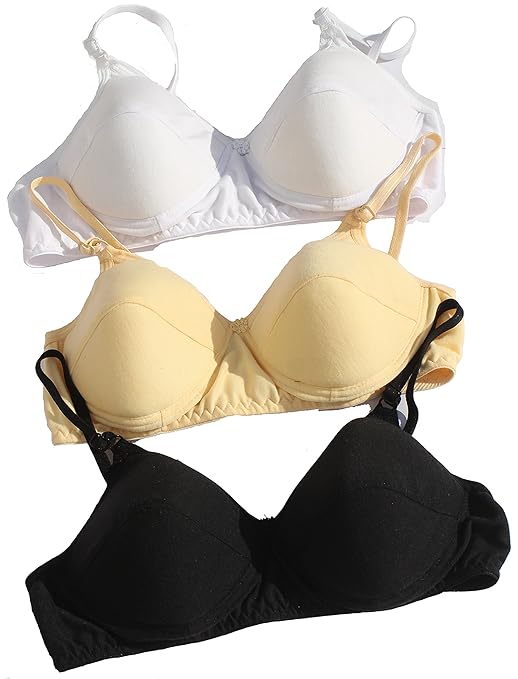 Original Womens Cotton Soft Padded Bra Pack of 3