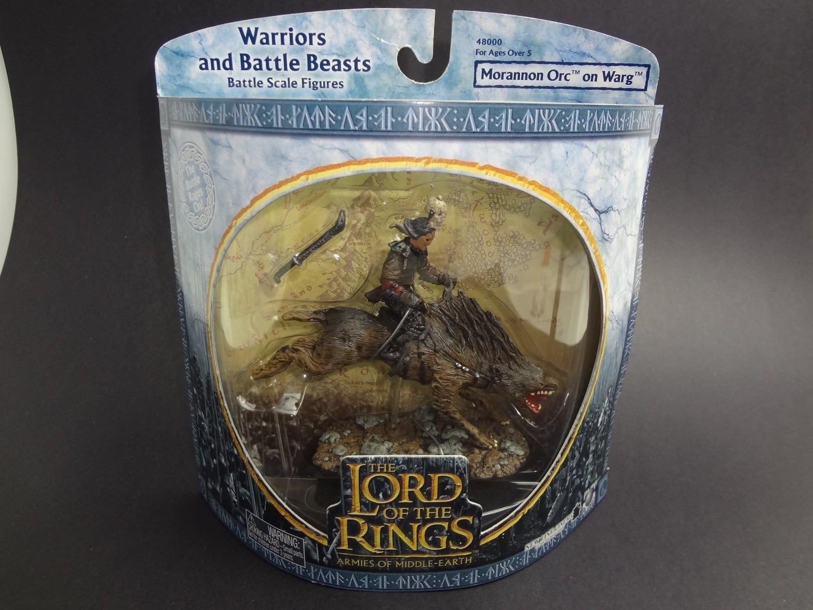 Lord of the Rings ~ Armies of Middle Earth ~ Morannon Orc on Warg Figure Toy ,#G14E6GE4R-GE 4-TEW6W247653