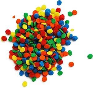 Dress My Cupcake Oasis Supply Sprinkles, Standard, Bright Primary Colors Sequins Confetti