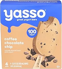 Yasso Frozen Greek Yogurt Bars Coffee Chocolate Chip Bars 4 Count for a ridiculously creamy frozen snack made with the goodne