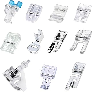 ZKSMNB 11 Stück Nähmaschine Haushaltszubehör-Set Multifunktions Nähfuß Zubehör Set für Nähmaschine von W6, Brother, Singer, Privileg, Janome, Husqvarna