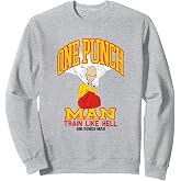 One Punch Man Saitama Train Like Hell Anime Sweatshirt