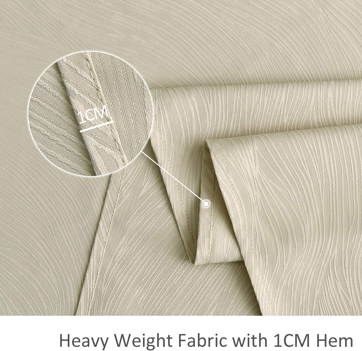 maxmill Square Table Cloth Swirl Pattern Spillproof Wrinkle Resistant Oil Proof Heavy Weight Soft Tablecloth for Kitchen Dinning Tabletop Outdoor Picnic Square 52 x 52 Inch Beige: Home & Kitchen