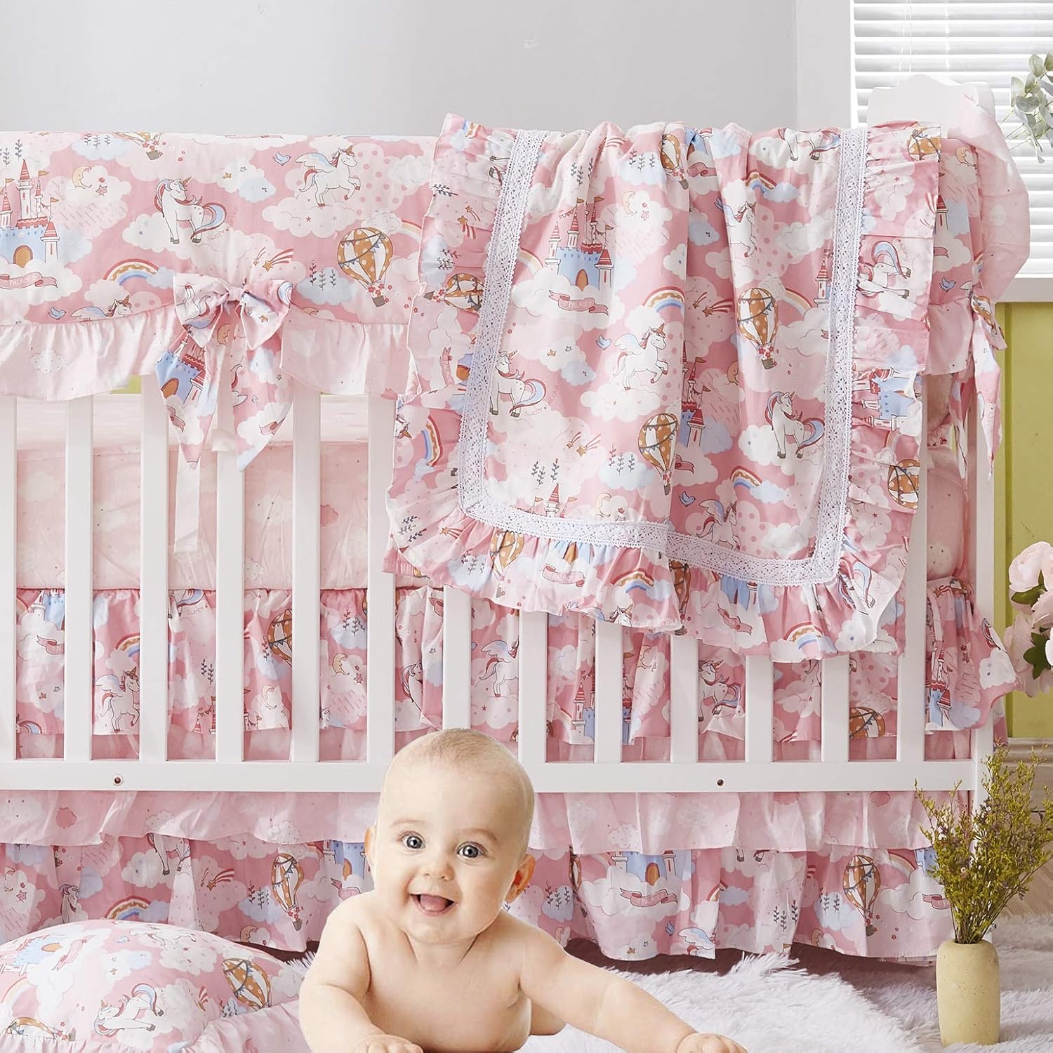 unicorn crib sets