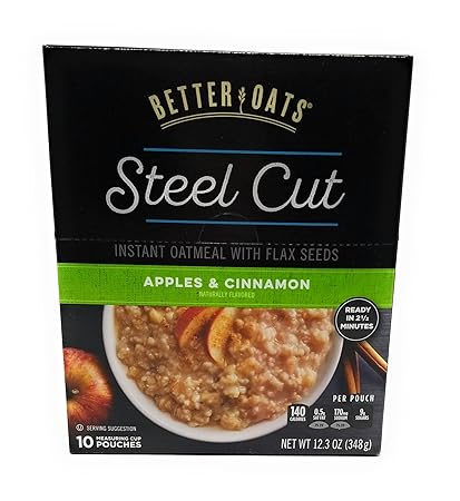 Better Oats Steel Cut Oats with Flax, Apples and Cinnamon