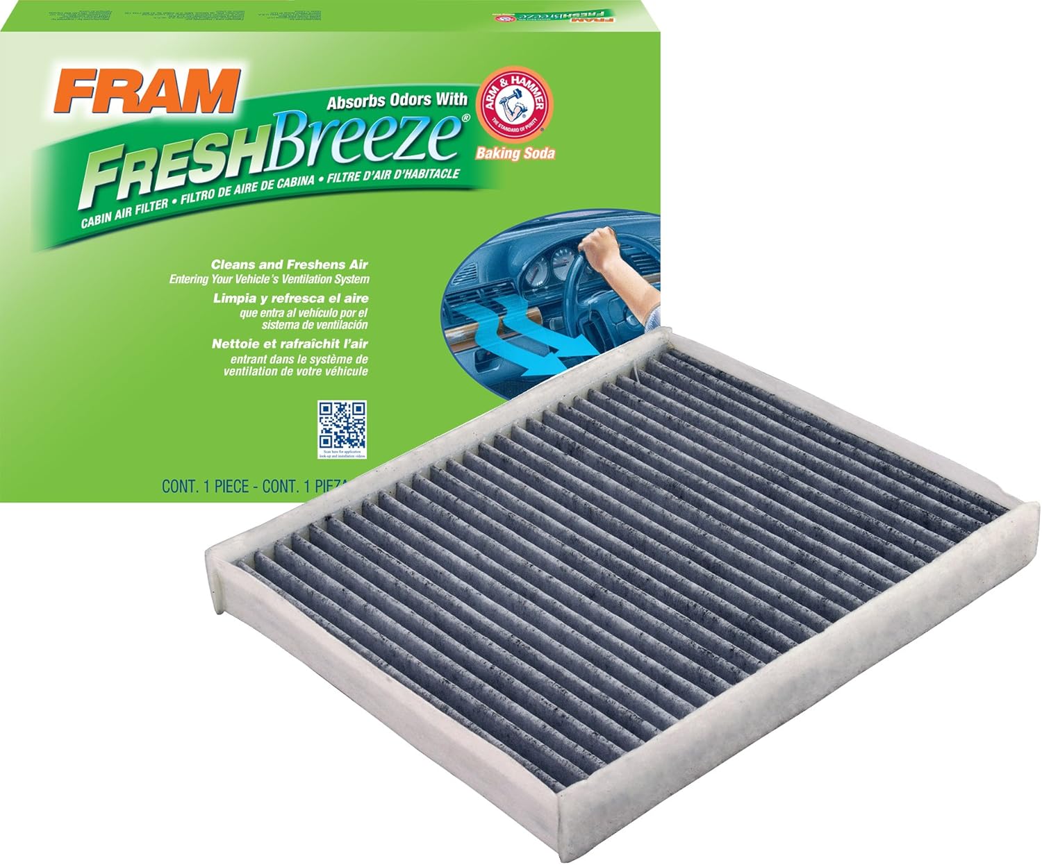 Amazon Com Fram Cf11176 Fresh Breeze Cabin Air Filter With Arm